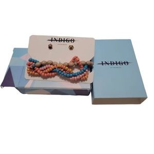 Indigo beaded beautiful.